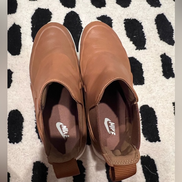 Nike air max thea mid leather chelsea boot sneakers tan womens size 8 - Picture 7 of 11